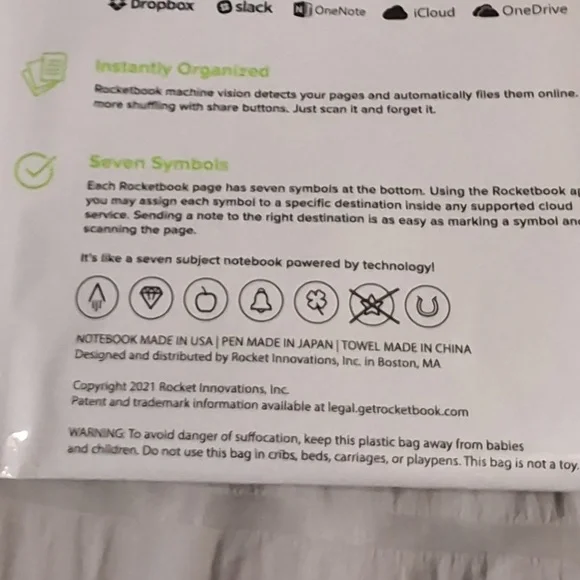 Rocketbook Reusable Intelligent Notebook - Picture 6 of 9